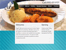 Tablet Screenshot of durhamregioncatering.com